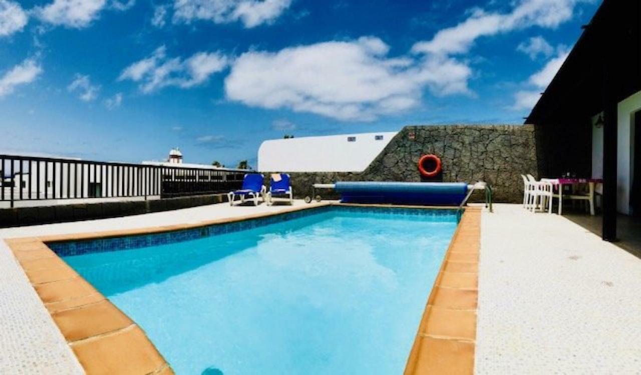 Villa Neptuno With Private Pool, Sea View, Sat-Tv & Free Wifi Playa Blanca  Luaran gambar